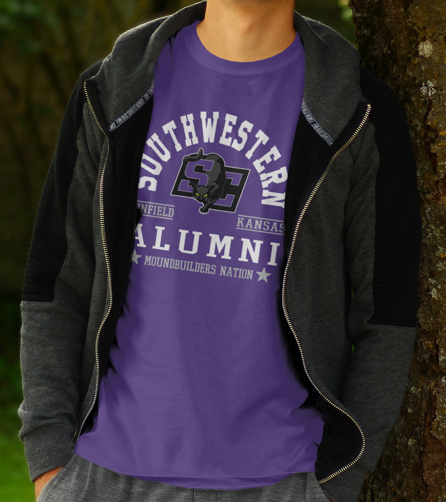Southwestern Winfield Kansas Alumni Moundbuilders Nation T-Shirt