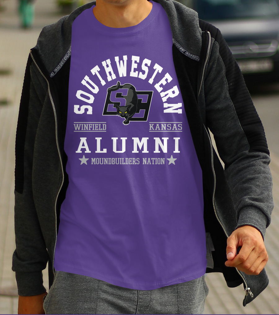 Southwestern Winfield Kansas Alumni Moundbuilders Nation T-Shirt