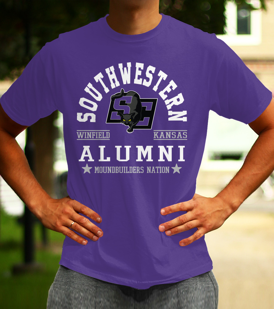 Southwestern Winfield Kansas Alumni Moundbuilders Nation T-Shirt