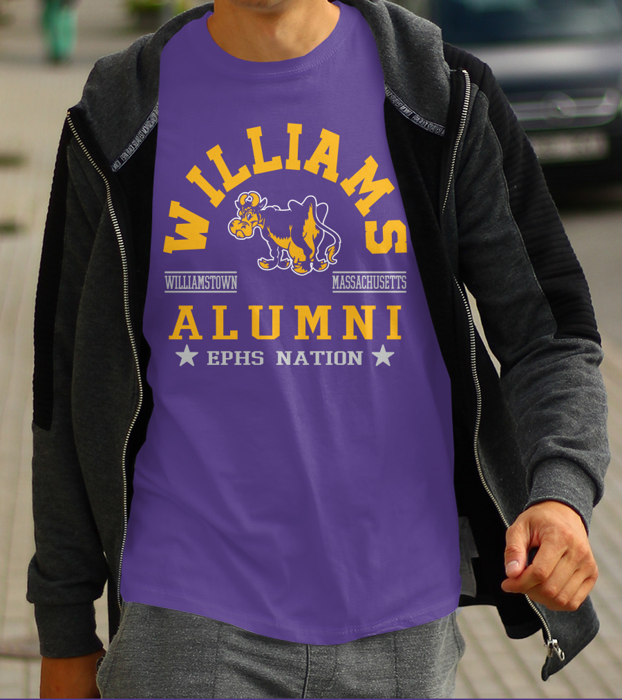 Williams College Alumni Williamstown Massachusetts Ephs Nation T-Shirt