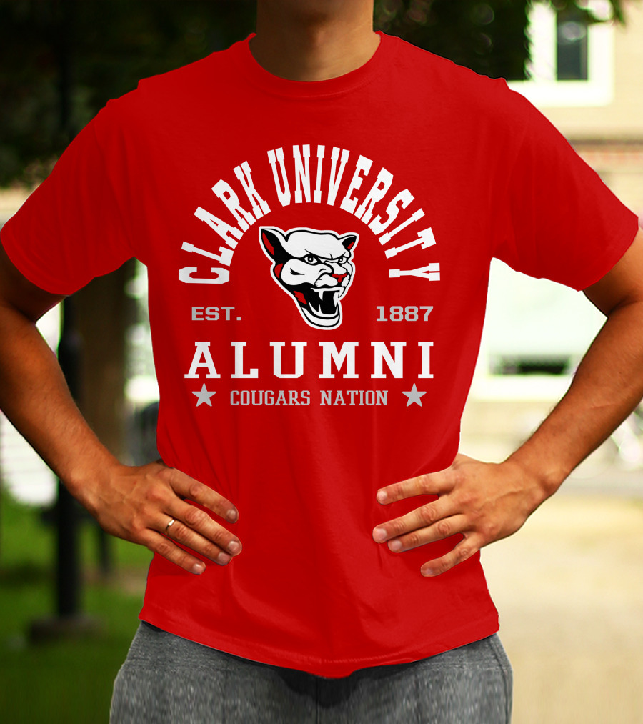 Clark University Alumni Cougars Nation Est. 1887 T-Shirt