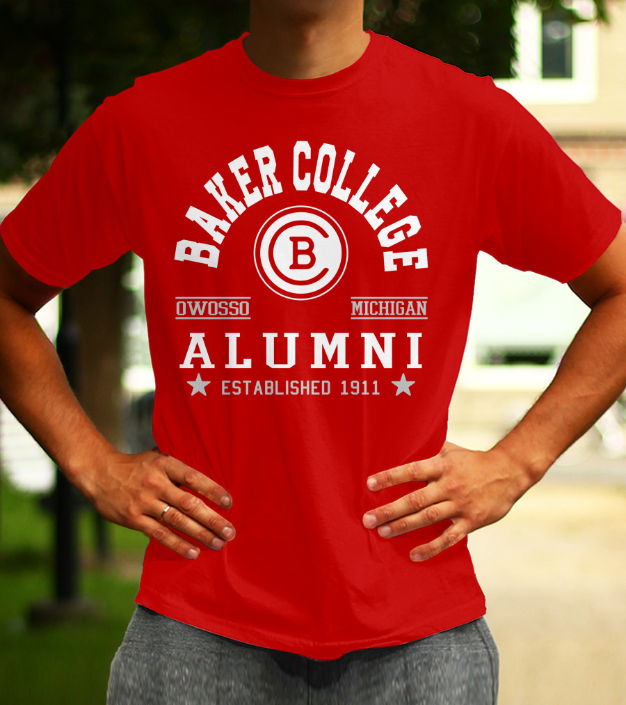 Baker College Alumni Owosso Michigan Established 1911 T-Shirt