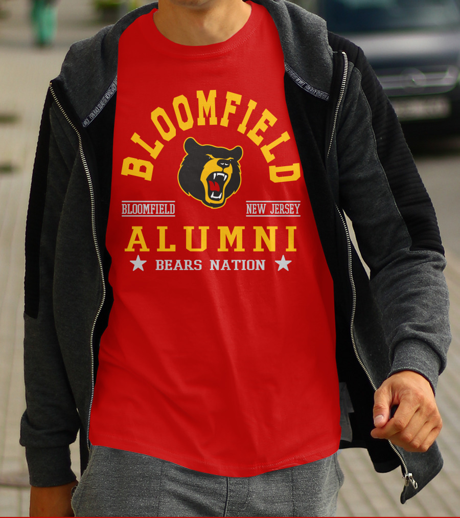Bloomfield New Jersey Alumni Bears Nation T-Shirt