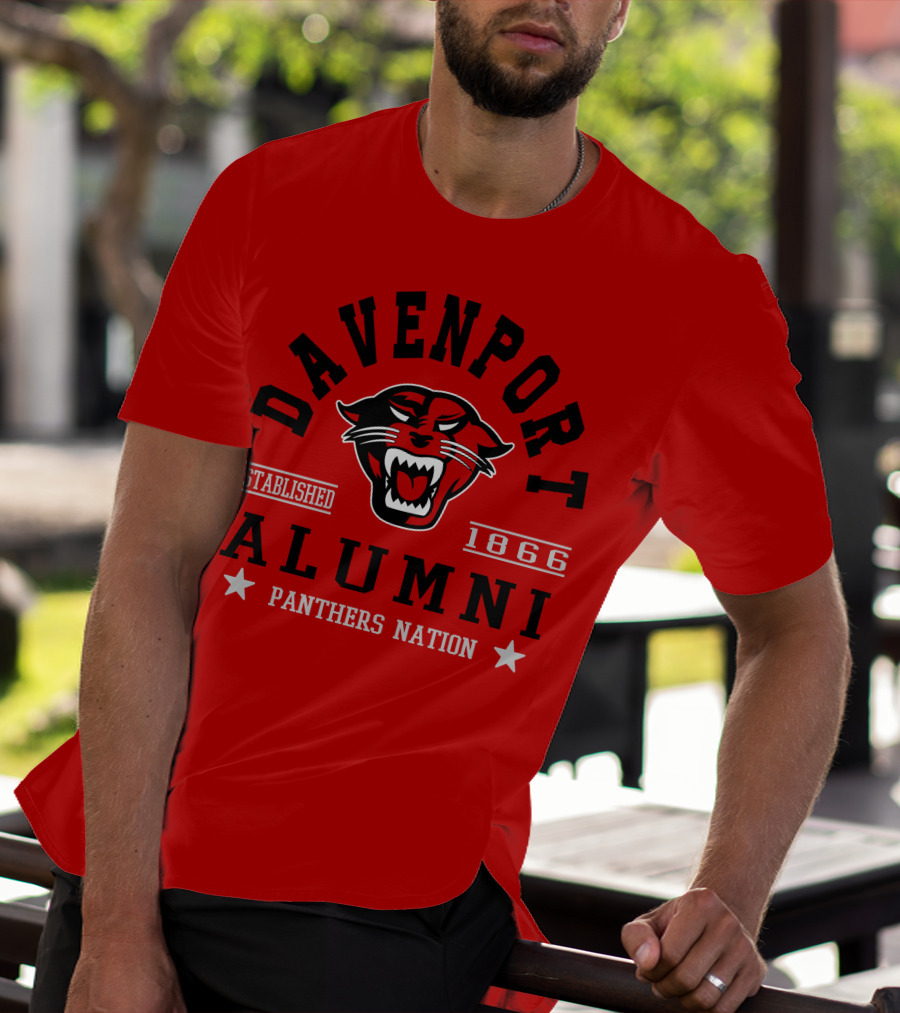 Davenport Alumni Panthers Nation Established 1866 T-Shirt