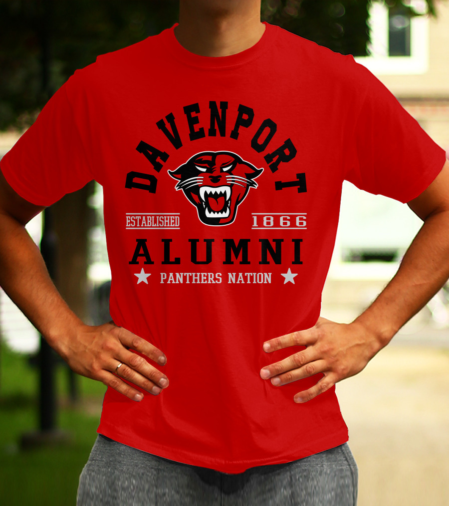 Davenport Alumni Panthers Nation Established 1866 T-Shirt