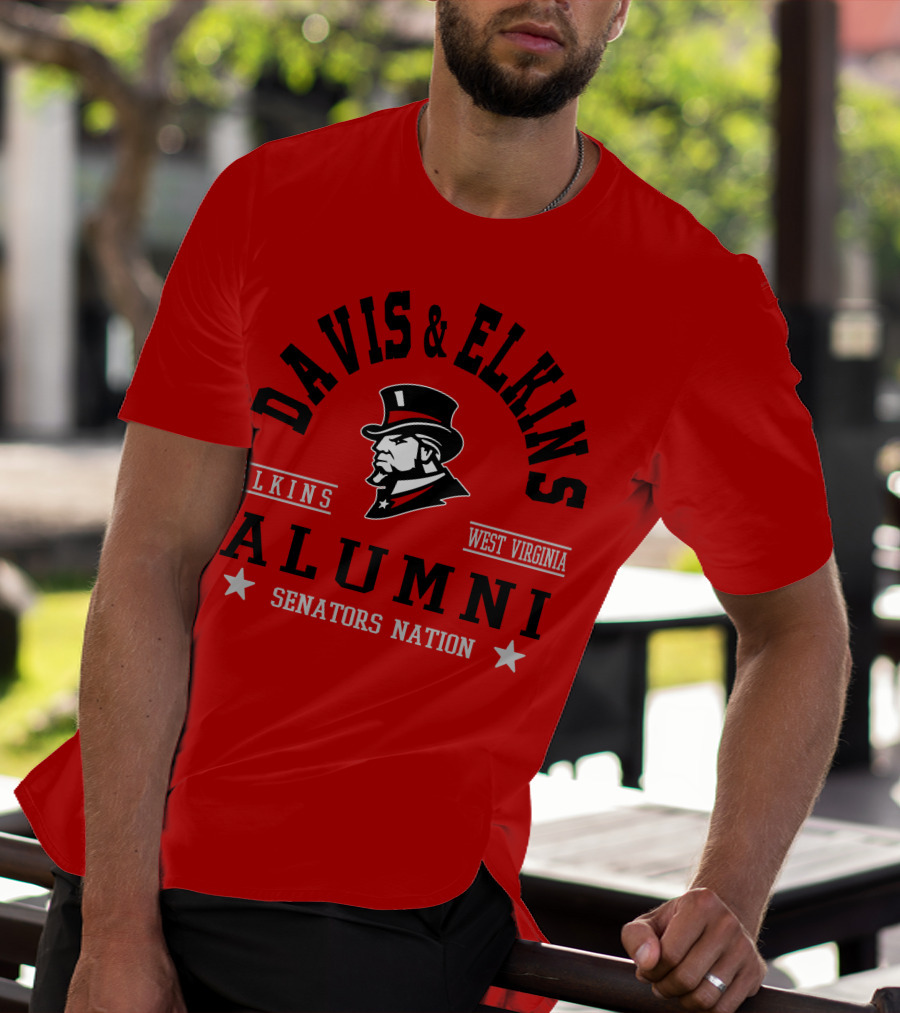 Davis And Elkins West Virginia Elkins Alumni Senators Nation T-Shirt
