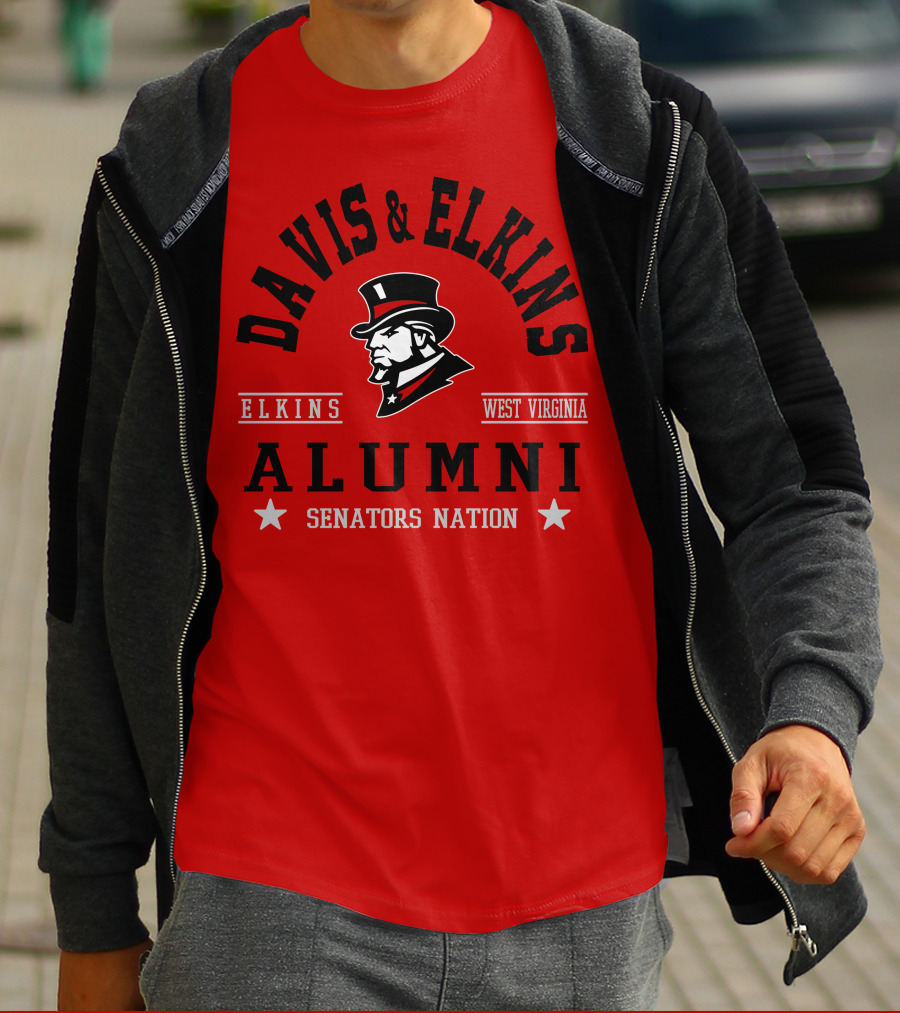 Davis And Elkins West Virginia Elkins Alumni Senators Nation T-Shirt