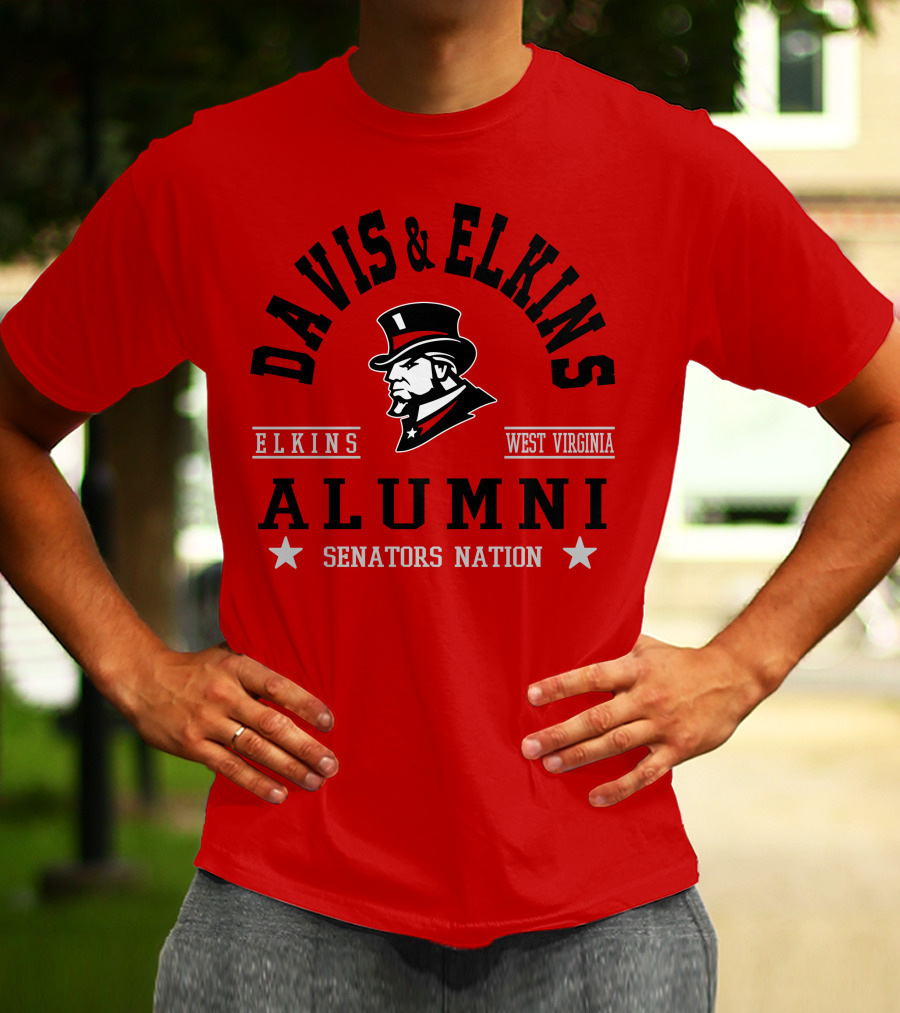 Davis And Elkins West Virginia Elkins Alumni Senators Nation T-Shirt
