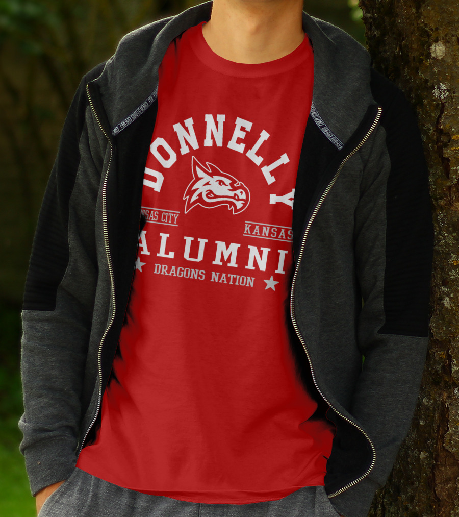 Donnelly Kansas City Kansas Alumni Dragons Nation T-Shirt