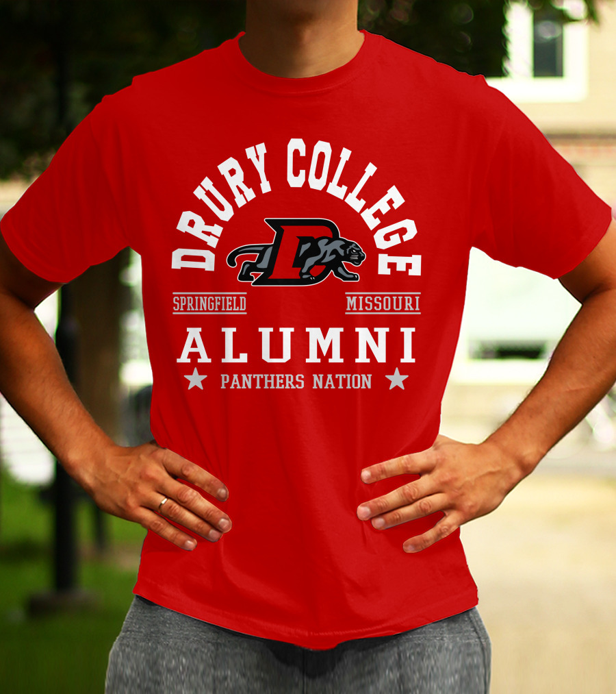Drury College Springfield Missouri Alumni Panthers Nation T-Shirt