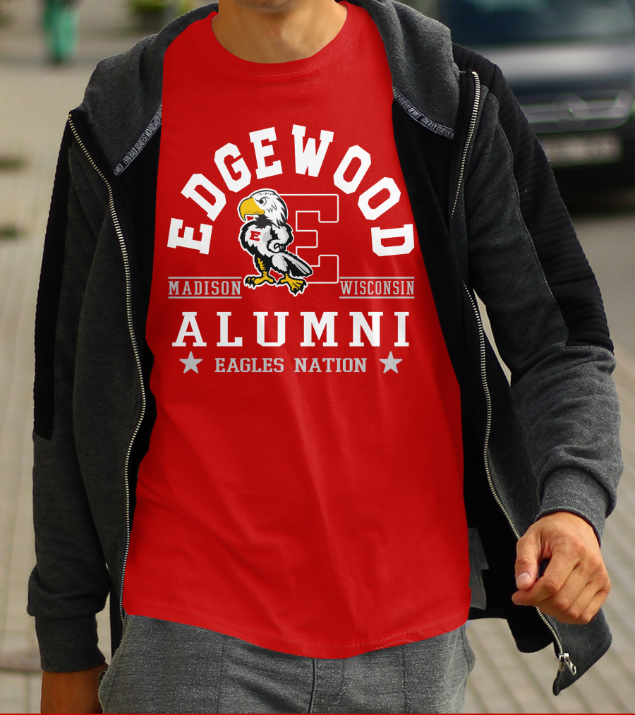 Edgewood College Madison Wisconsin Alumni Eagles Nation T-Shirt
