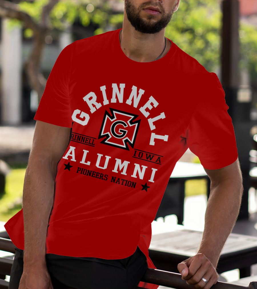 Grinnell Iowa Alumni Pioneers Nation T-Shirt