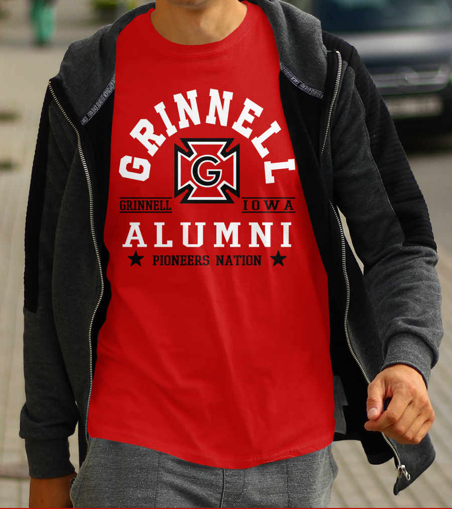Grinnell Iowa Alumni Pioneers Nation T-Shirt