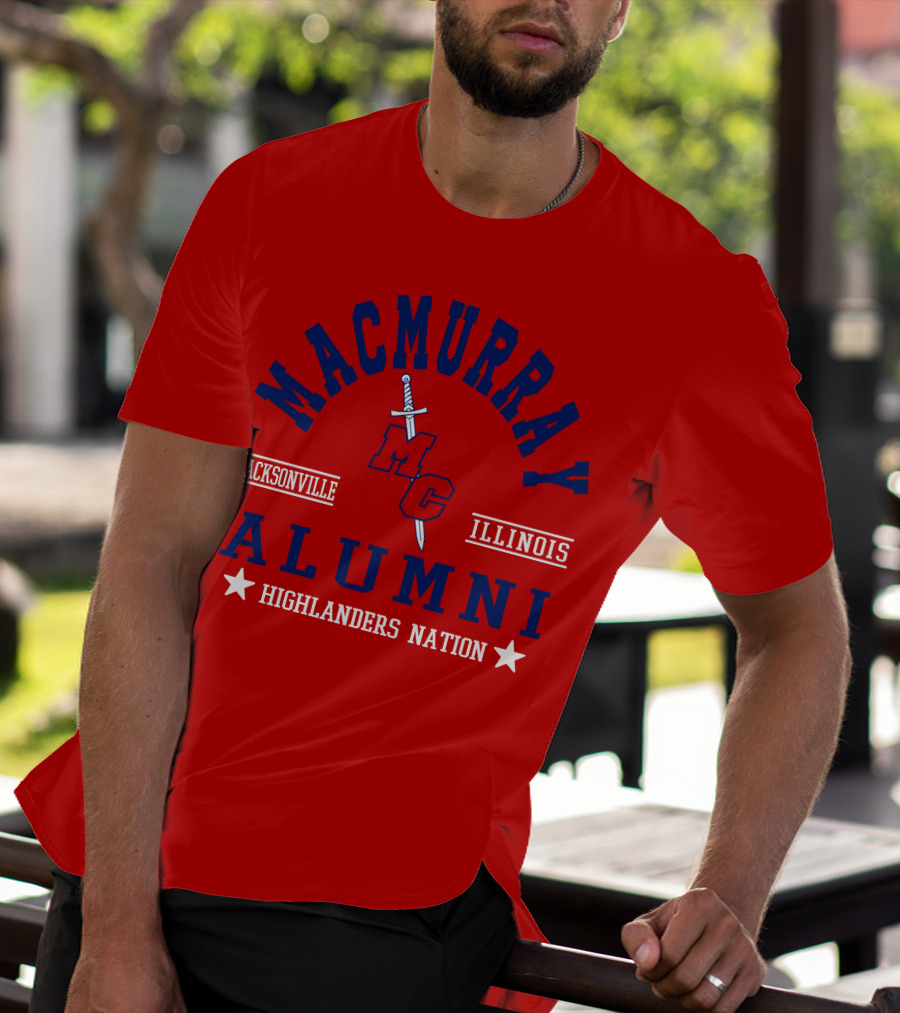 MacMurray College Jacksonville Illinois Alumni Highlanders Nation T-Shirt