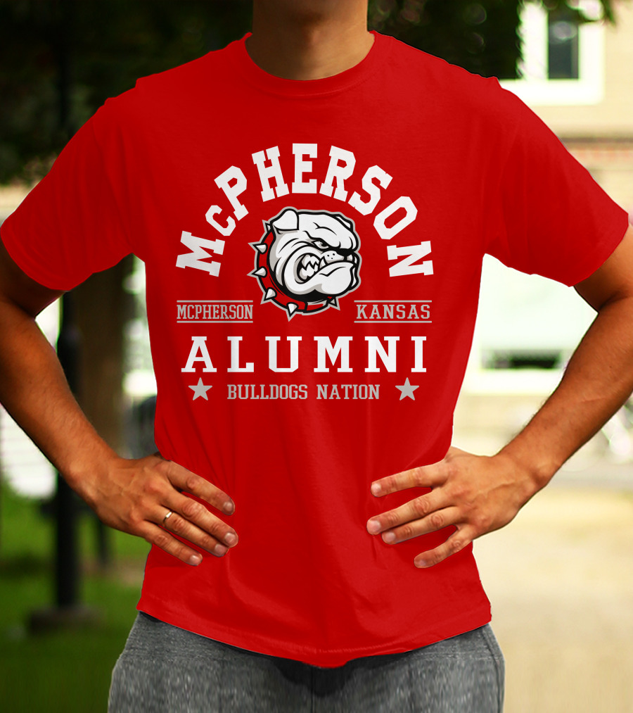 McPherson College Alumni Bulldogs Nation Kansas T-Shirt
