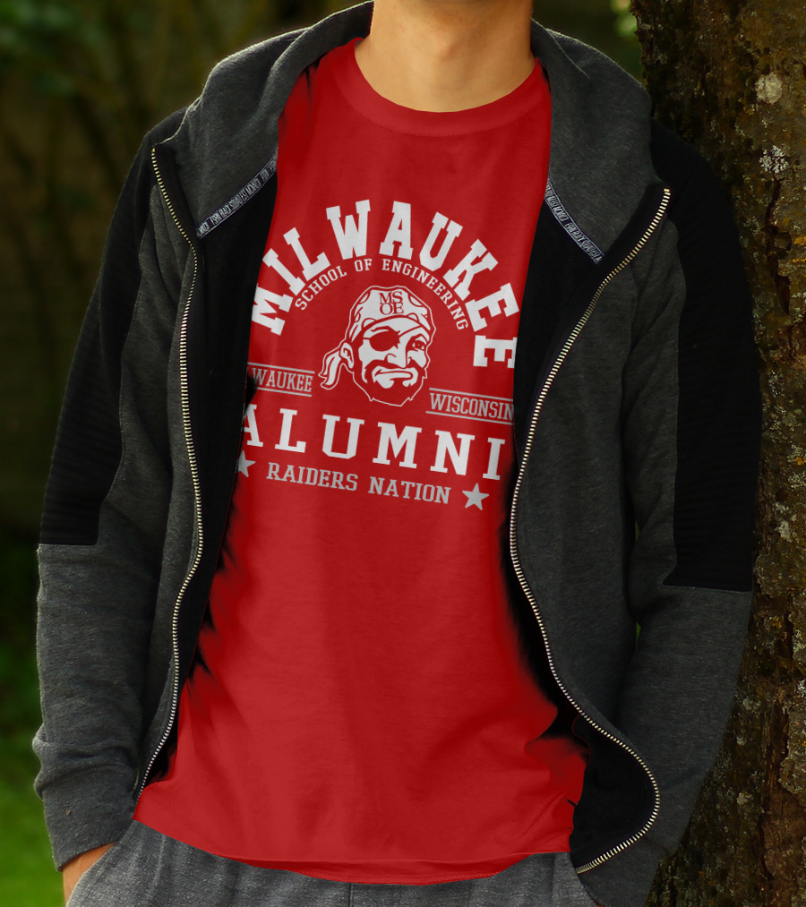 Milwaukee School Of Engineering Alumni Raiders Nation Wisconsin T-Shirt