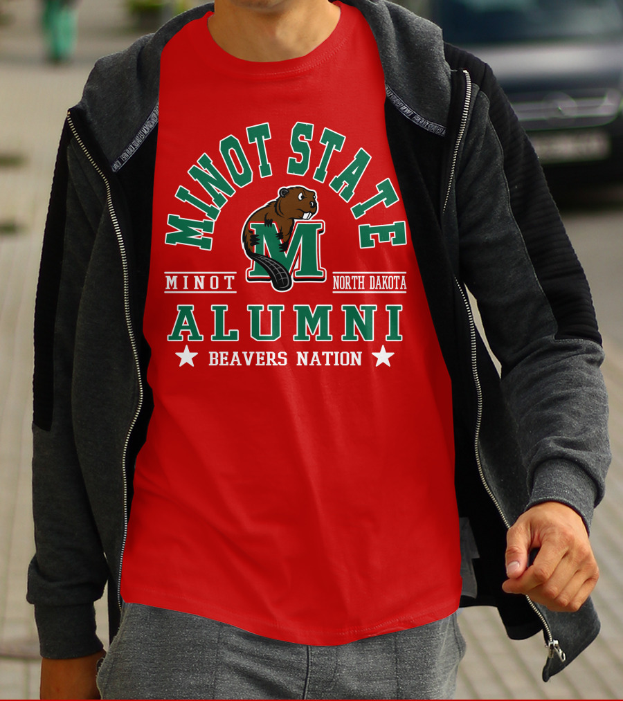 Minot State Alumni Beavers Nation North Dakota T-Shirt