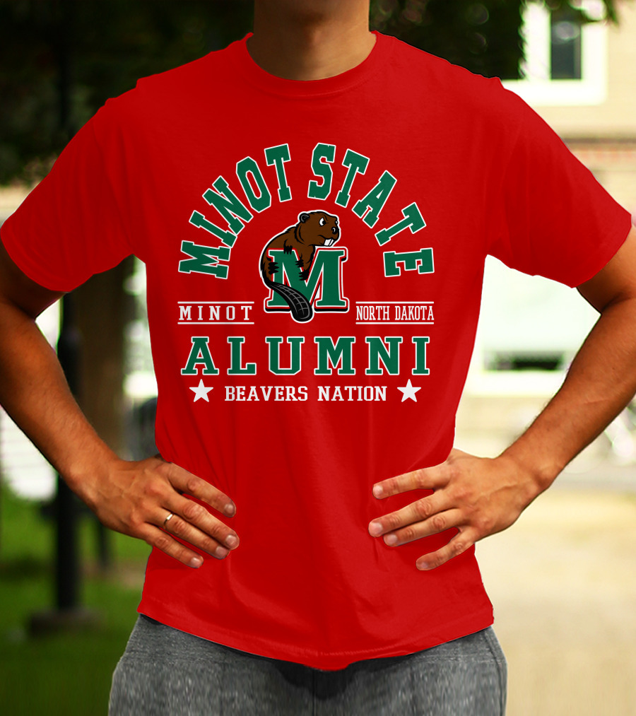 Minot State Alumni Beavers Nation North Dakota T-Shirt
