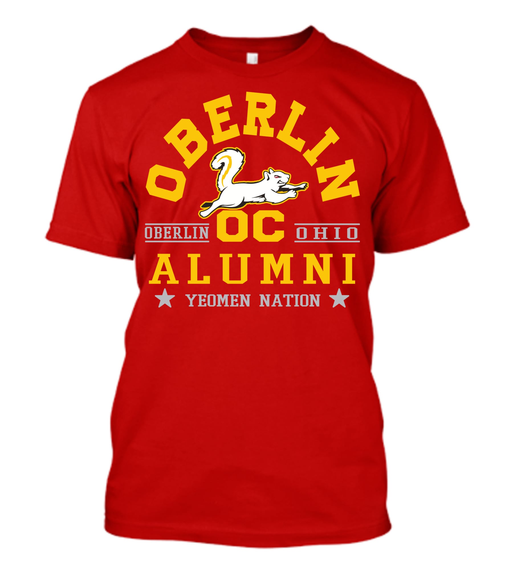 Oberlin Ohio OC Alumni Yeomen Nation T-Shirt