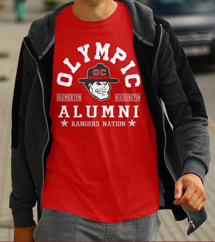 Olympic College Alumni Rangers Nation Bremerton Washington OC T-Shirt