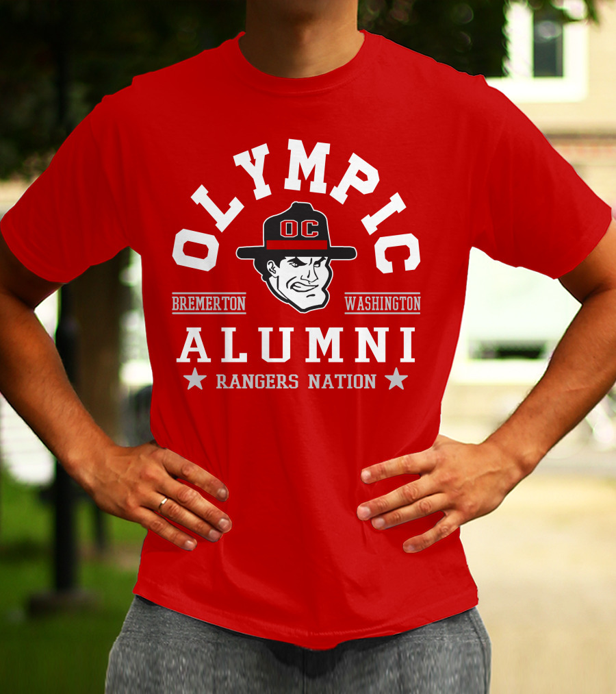 Olympic College Alumni Rangers Nation Bremerton Washington OC T-Shirt