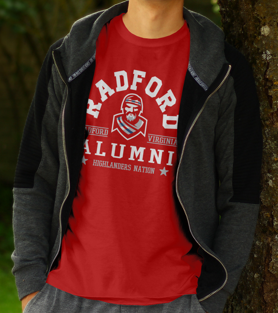 Radford Virginia Alumni Highlanders Nation T-Shirt