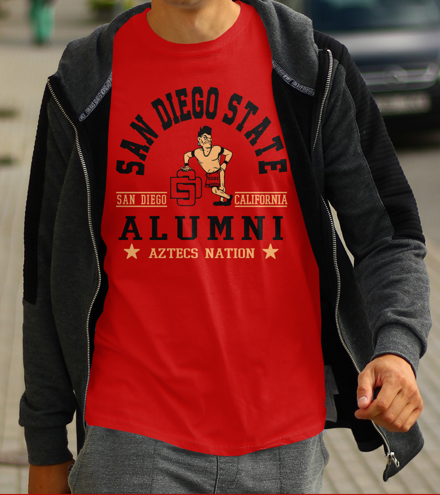 San Diego State Aztecs Alumni California Nation T-Shirt