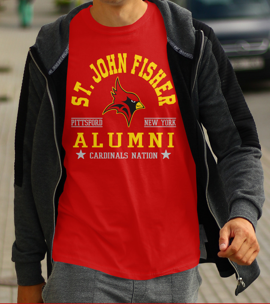 St John Fisher Cardinals Alumni Pittsford New York Nation T-Shirt
