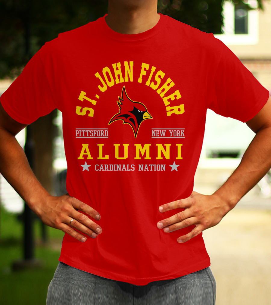 St John Fisher Cardinals Alumni Pittsford New York Nation T-Shirt