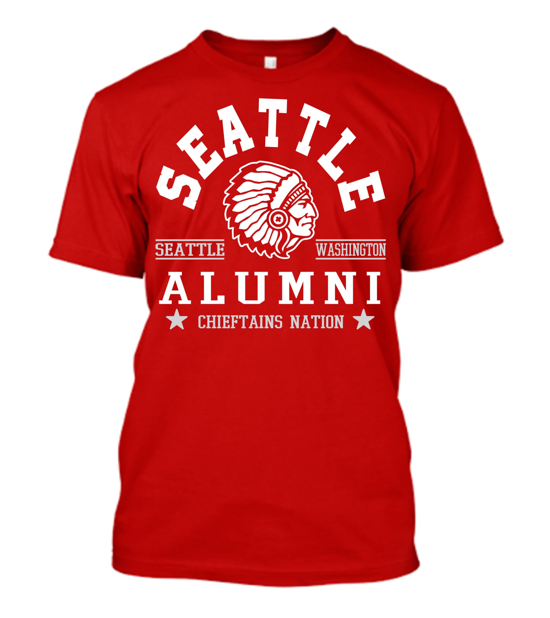 Seattle Washington Alumni Chieftains Nation T-Shirt