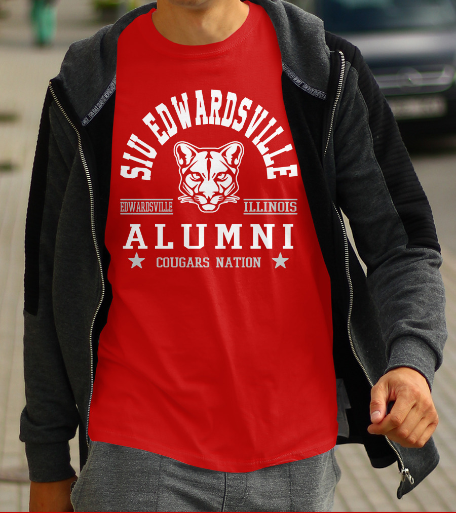 SIU Edwardsville Alumni Cougars Nation Edwardsville Illinois T-Shirt