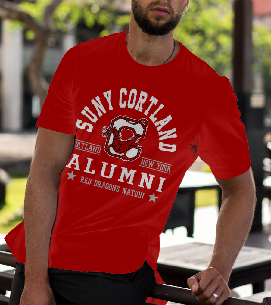 SUNY Cortland Alumni Red Dragons Nation Cortland New York T-Shirt