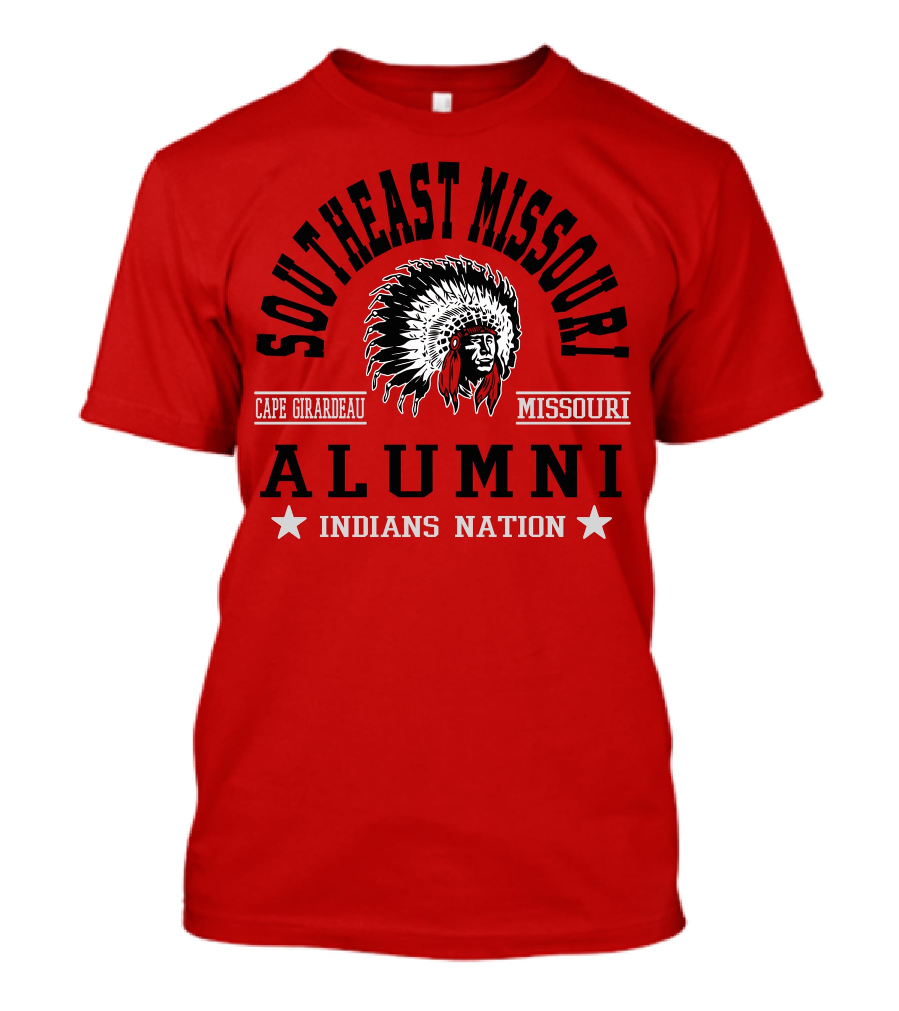 Southeast Missouri Cape Girardeau Alumni Indians Nation T-Shirt