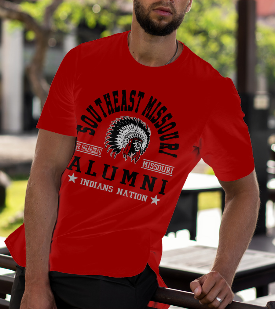 Southeast Missouri Cape Girardeau Alumni Indians Nation T-Shirt
