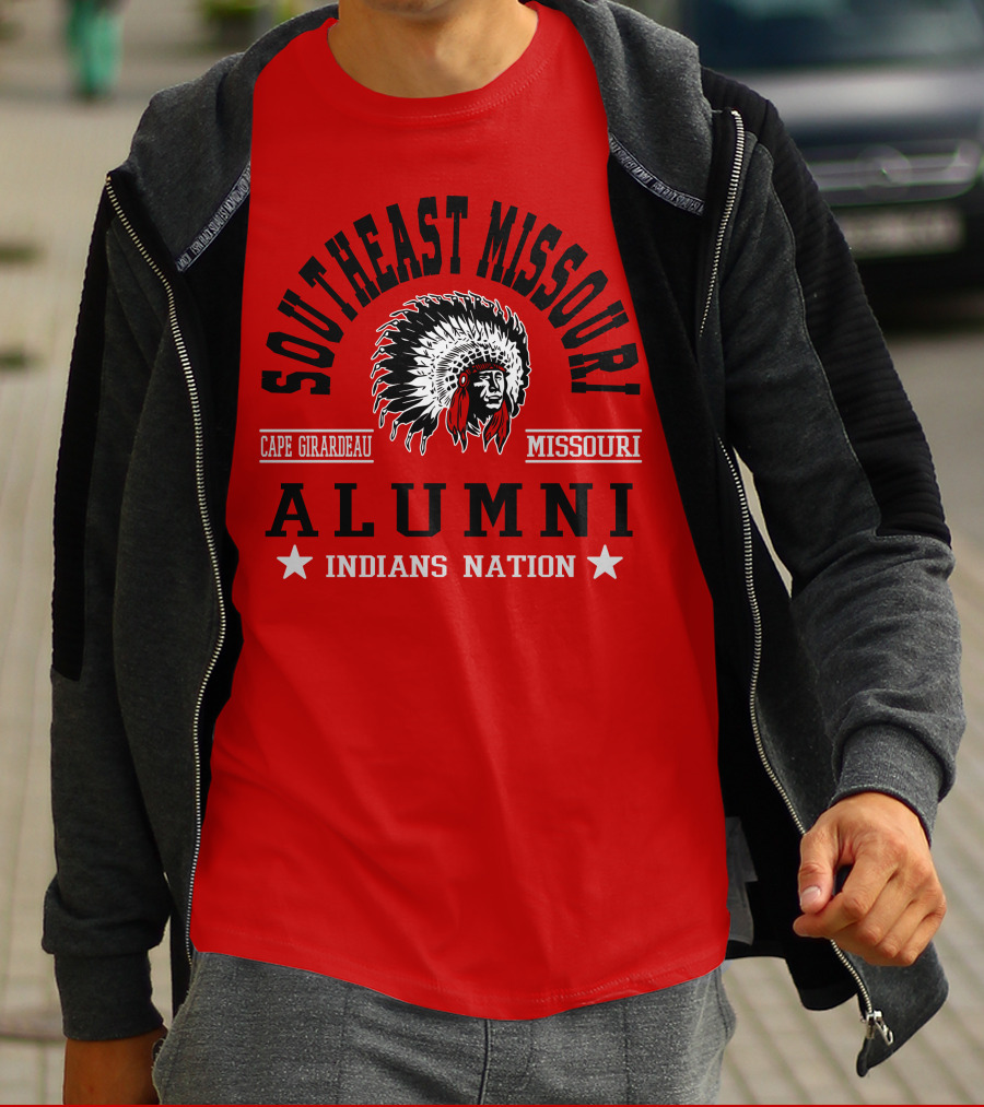 Southeast Missouri Cape Girardeau Alumni Indians Nation T-Shirt