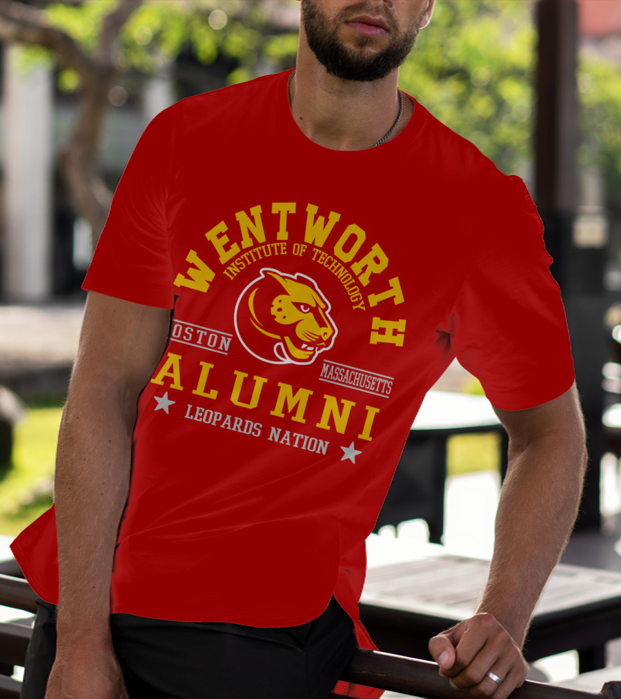 Wentworth Institute Of Technology Alumni Leopards Nation Boston Massachusetts T-Shirt