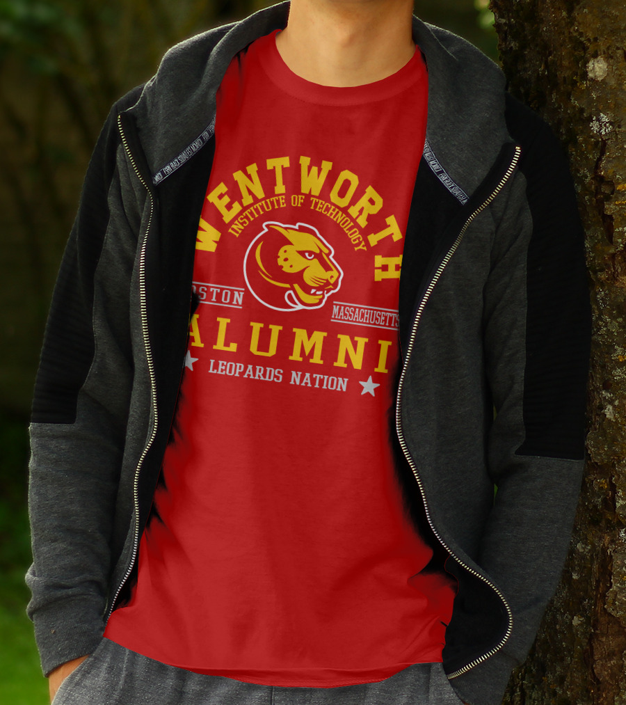Wentworth Institute Of Technology Alumni Leopards Nation Boston Massachusetts T-Shirt