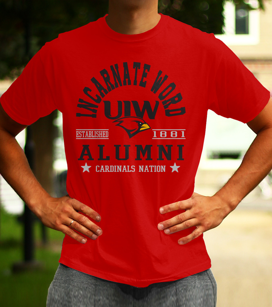Incarnate Word UIW Cardinals Alumni Established 1881 Nation T-Shirt