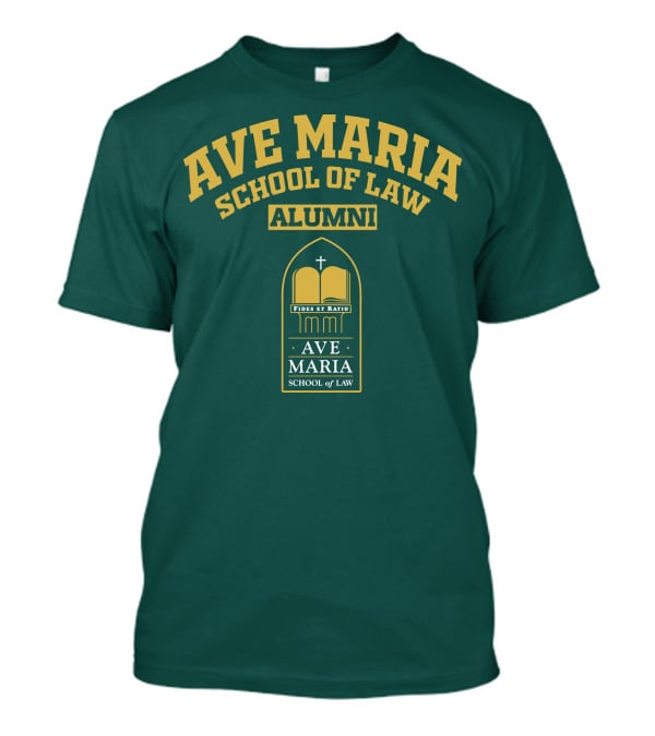 Ave Maria School Of Law Alumni Fides Et Ratio Crest T-Shirt