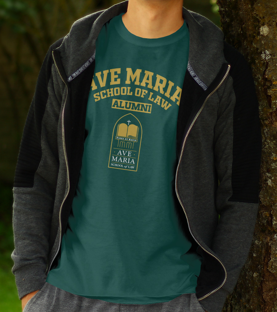 Ave Maria School Of Law Alumni Fides Et Ratio Crest T-Shirt