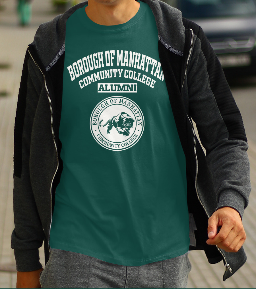 Borough Of Manhattan Community College Alumni Panther T-Shirt