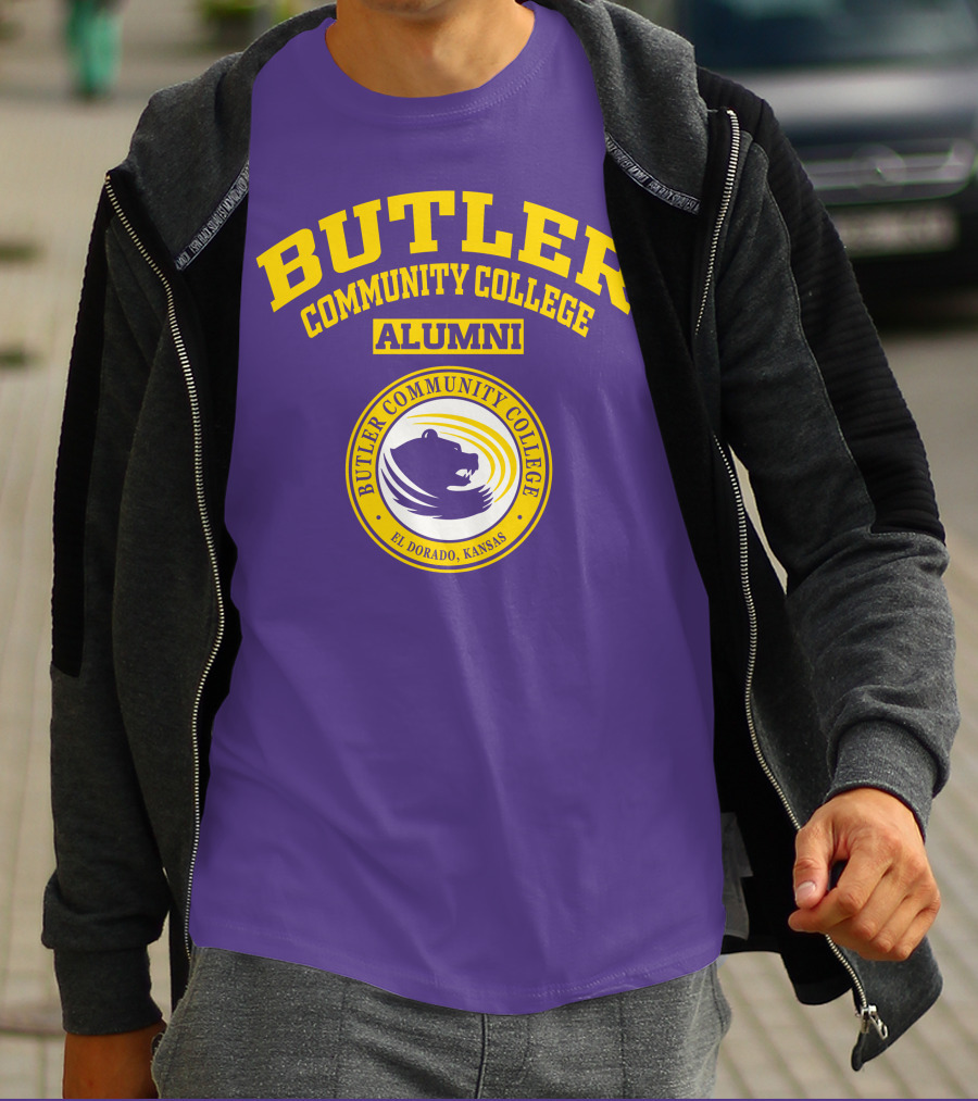 Butler Community College Alumni Bear Mascot El Dorado Kansas T-Shirt