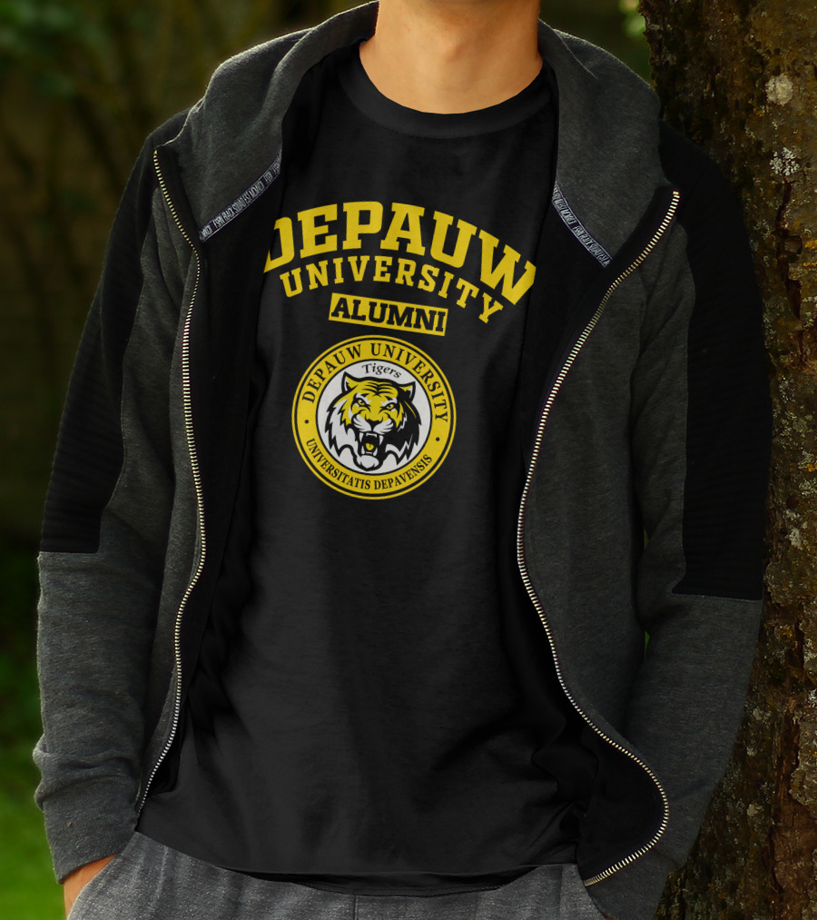 DePauw University Alumni Tigers Universitatis Depawensis T-Shirt