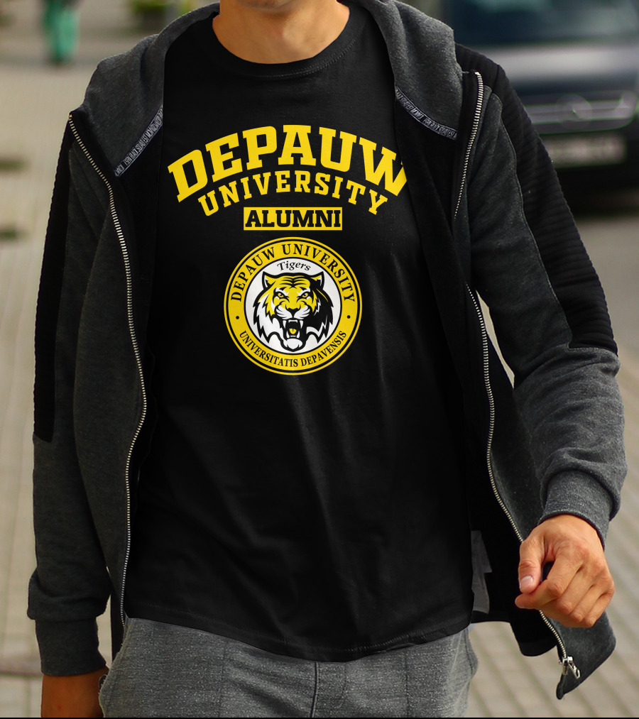 DePauw University Alumni Tigers Universitatis Depawensis T-Shirt
