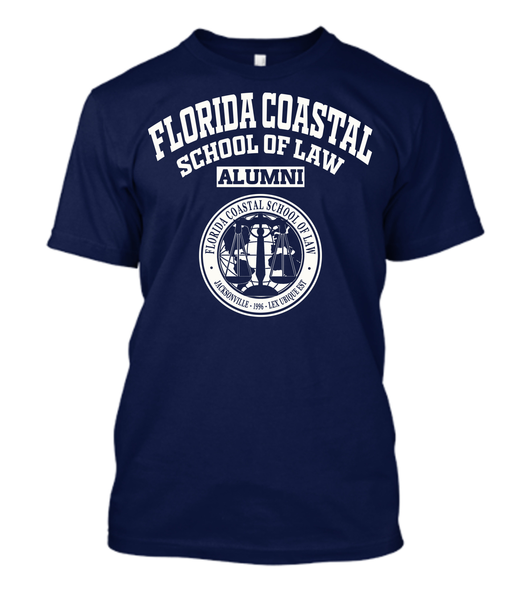 Florida Coastal School Of Law Alumni Jacksonville 1996 Lex Ubique Est T-Shirt