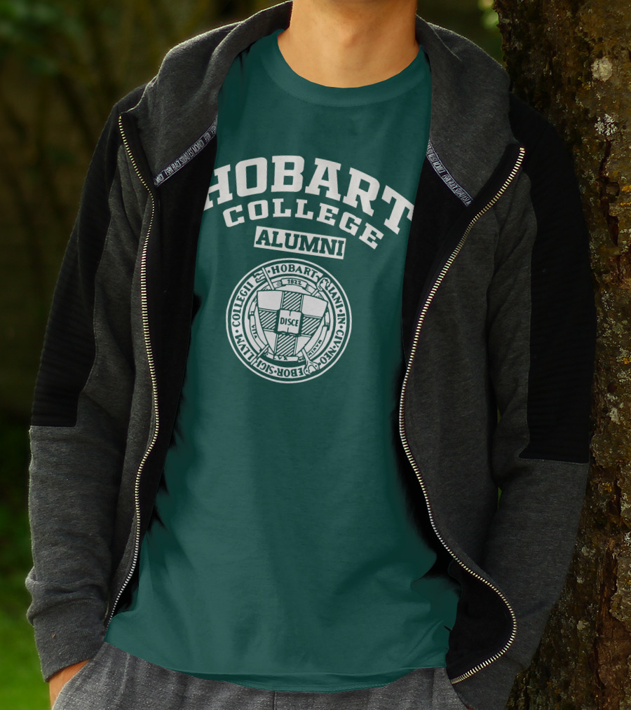 Hobart College Alumni Seal Disce 1822 Ebor Sicut Lilium Candidum T-Shirt
