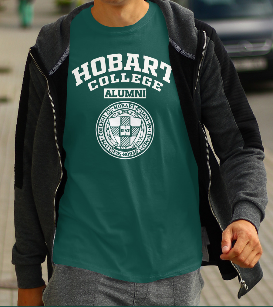 Hobart College Alumni Seal Disce 1822 Ebor Sicut Lilium Candidum T-Shirt