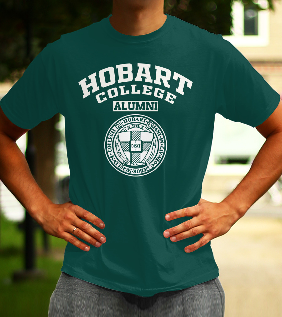 Hobart College Alumni Seal Disce 1822 Ebor Sicut Lilium Candidum T-Shirt