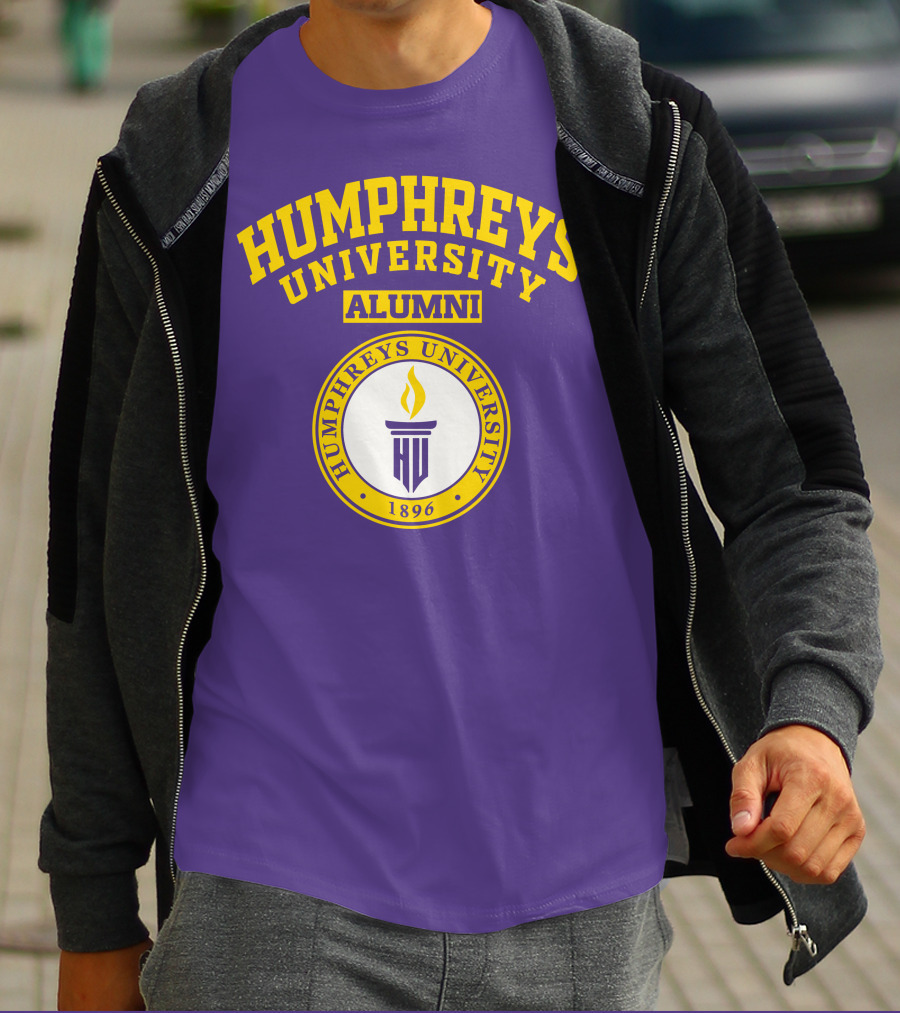 Humphreys University Alumni 1896 Torch Emblem T-Shirt
