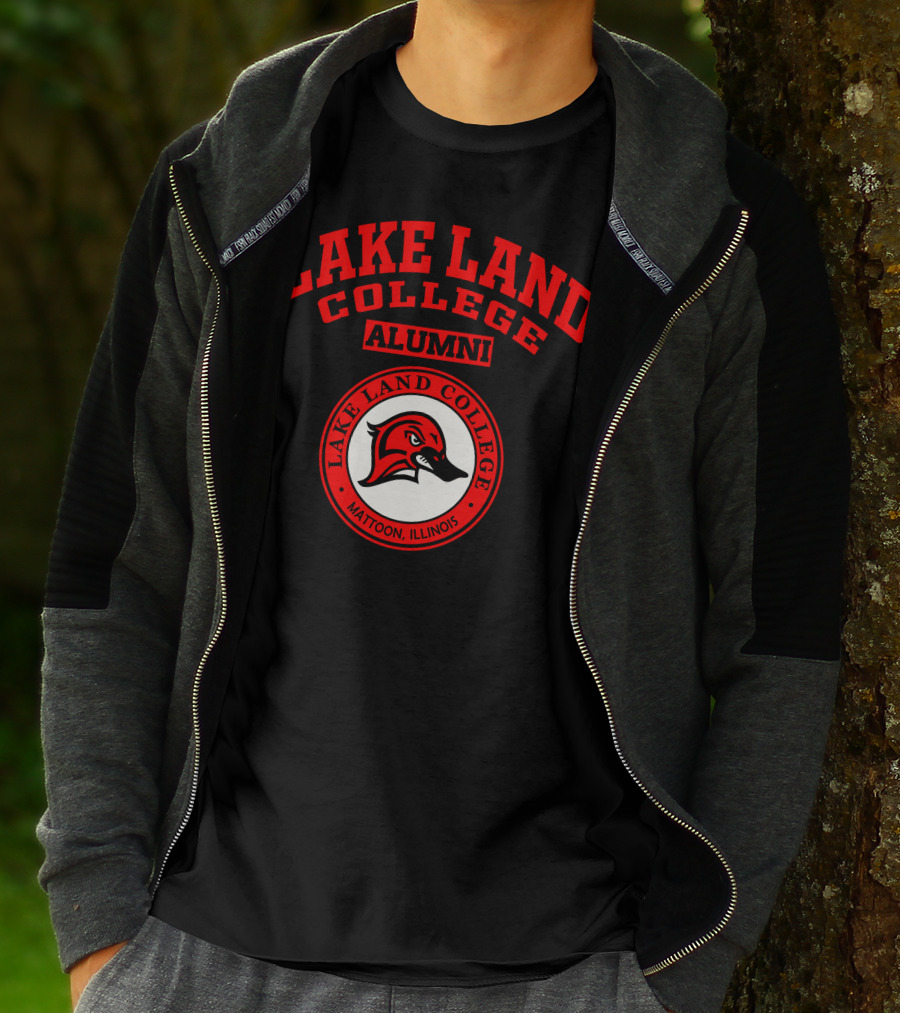 Lake Land College Alumni Mattoon Illinois Red Bird T-Shirt
